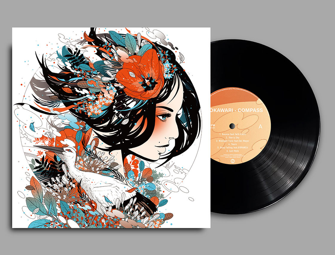 DJ OKAWARI「COMPASS [LP]」「High Noon [LP]」2023.12.23